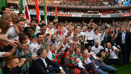 5 мая 2018 года. Москва. "Локомотив" - "Зенит" - 1:0. Железнодорожники - трехкратные чемпионы страны.