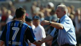 20 июля 2002 года. Ярославль. "Шинник" - "Спартак" - 2:2. Дмитрий ХОМУХА и Александр ПОБЕГАЛОВ.