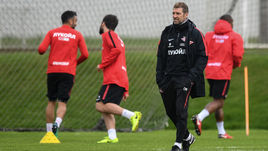 Тренировка "Спартака".