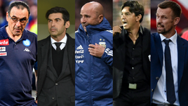 Маурицио САРРИ, Паулу ФОНСЕКА, Хорхе САМПАОЛИ, Марсело ГАЛЬЯРДО и Сергей СЕМАК.