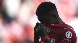 Вчера. Москва. Тушино. "Спартак" - "Динамо" - 0:1. Эмоции Квинси ПРОМЕСА.