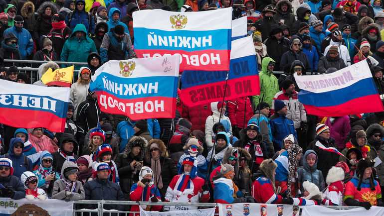 Биатлон - один из самых популярных видов спорта в России. Фото Андрей АНОСОВ, СБР Биатлон - один из самых популярных видов спорта в России. Фото Андрей АНОСОВ, СБР