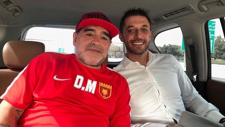 Диего МАРАДОНА (слева) и Матиас МОРЛА. Фото euroradio.fm Диего МАРАДОНА (слева) и Матиас МОРЛА. Фото euroradio.fm