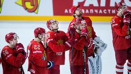 Четверг. Копенгаген. Россия - Канада - 4:5 ОТ. Разочарование игроков сборной России.