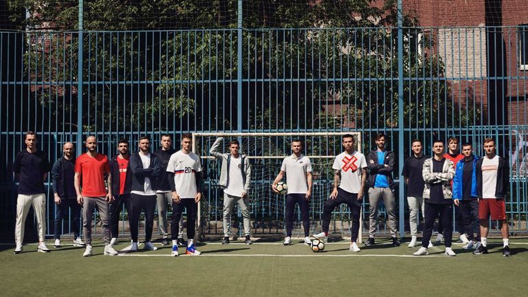 Игроки сборной России. Фото nike Игроки сборной России. Фото nike