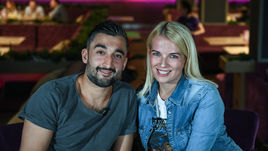 9 апреля. Москва. Запись телевизионной программы "Начистоту". Юлия и Александр САМЕДОВЫ.