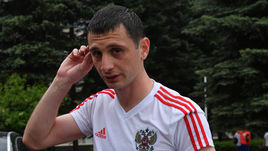 Вчера. Новогорск. Алан ДЗАГОЕВ на тренировке сборной России.