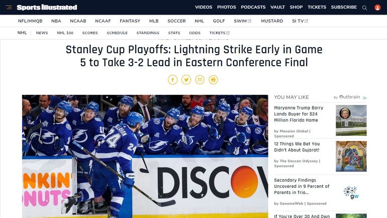 Sports Illustrated. Sports Illustrated.