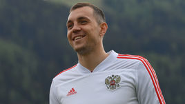 Вторник. Нойштифт. Тренировка сборной России. Артем ДЗЮБА.