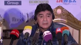 Председатель правления брестского "Динамо" Диего МАРАДОНА.