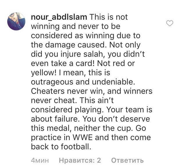 Реакция болельщиков в Инстаграме Серхио Рамоса. Реакция болельщиков в Инстаграме Серхио Рамоса.