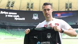 Новичок "Краснодара" защитник Урош СПАИЧ.