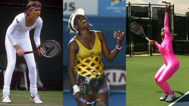 От байкерши до Леди Гаги. Странные наряды теннисисток