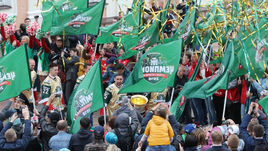 Сегодня. Казань. Чемпионский парад "Ак Барса".