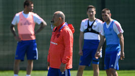 Сборная России в Новогорске. Тренировка - онлайн