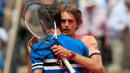 Хачанов не сдержал Зверева. Александр – в четвертьфинале "Большого шлема"