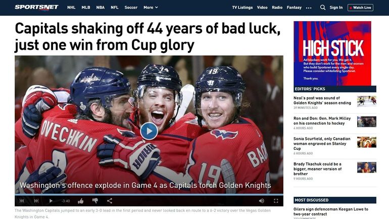 Sportsnet. Sportsnet.