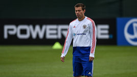 Сегодня. Новогорск. Федор СМОЛОВ на тренировке сборной России.