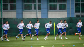 Тренировка сборной России: Жирков вернулся. Онлайн