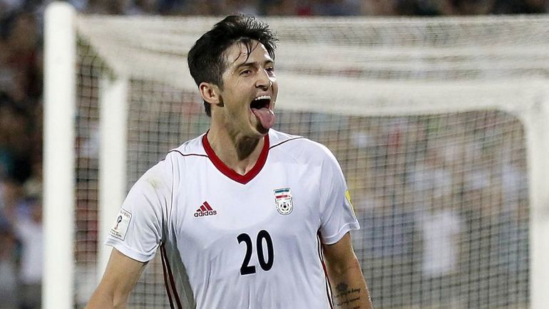 Лидер сборной Ирана Сердар АЗМУН. Фото AFP Лидер сборной Ирана Сердар АЗМУН. Фото AFP