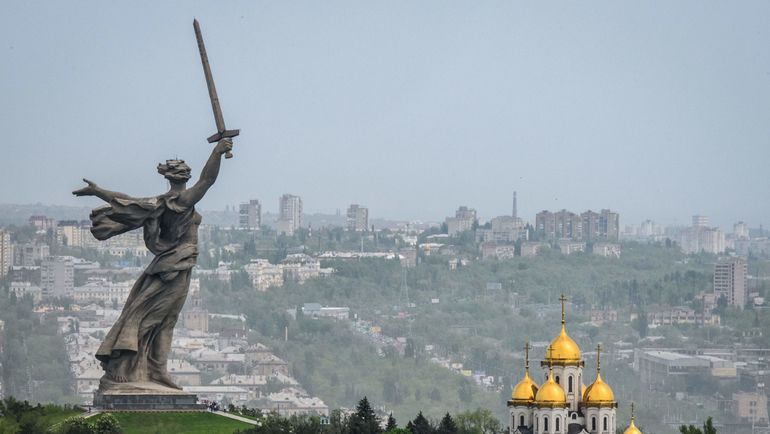 Волгоград. Мамаев курган. Фото AFP Волгоград. Мамаев курган. Фото AFP