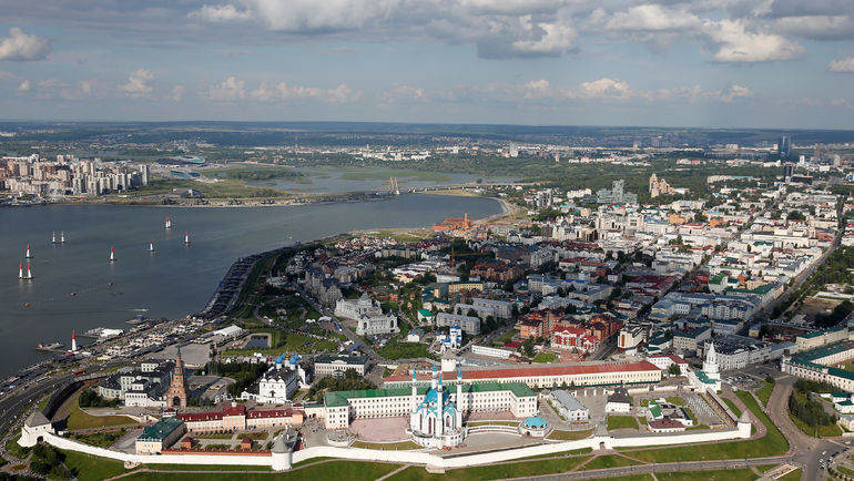 Казань. Вид на Кремль. Фото REUTERS Казань. Вид на Кремль. Фото REUTERS