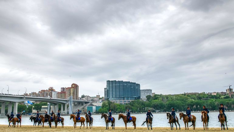 Ростов-на-Дону. Казаки. Фото AFP Ростов-на-Дону. Казаки. Фото AFP