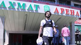 Сегодня. Грозный. Мохамед САЛАХ на тренировке сборной Египта.