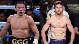 Геннадий ГОЛОВКИН (слева), Сауль Канело АЛЬВАРЕС.