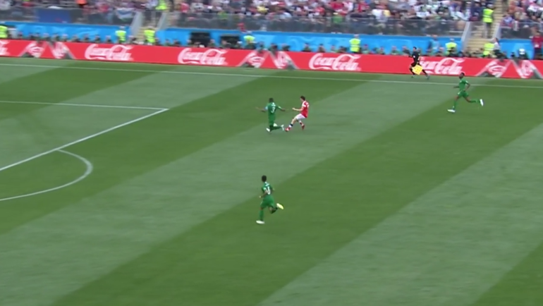 Россия - Саудовская Аравия: гол Дениса Черышева. Россия - Саудовская Аравия: гол Дениса Черышева.