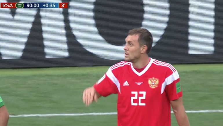 Россия - Саудовская Аравия: дубль Дениса Черышева. Россия - Саудовская Аравия: дубль Дениса Черышева.