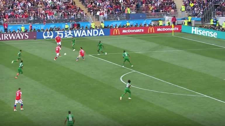 Россия - Саудовская Аравия: дубль Дениса Черышева. Россия - Саудовская Аравия: дубль Дениса Черышева.