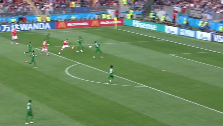 Россия - Саудовская Аравия: дубль Дениса Черышева. Россия - Саудовская Аравия: дубль Дениса Черышева.