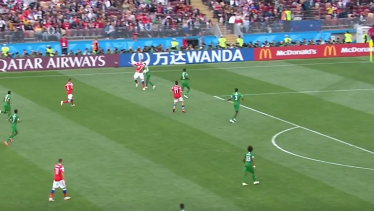 Россия - Саудовская Аравия: дубль Дениса Черышева. Россия - Саудовская Аравия: дубль Дениса Черышева.