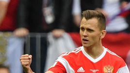 Пятница. Москва. Россия - Саудовская Аравия - 5:0. Денис ЧЕРЫШЕВ - автор дубля.