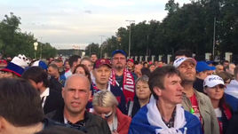 Людская пробка в Лужниках. Опять