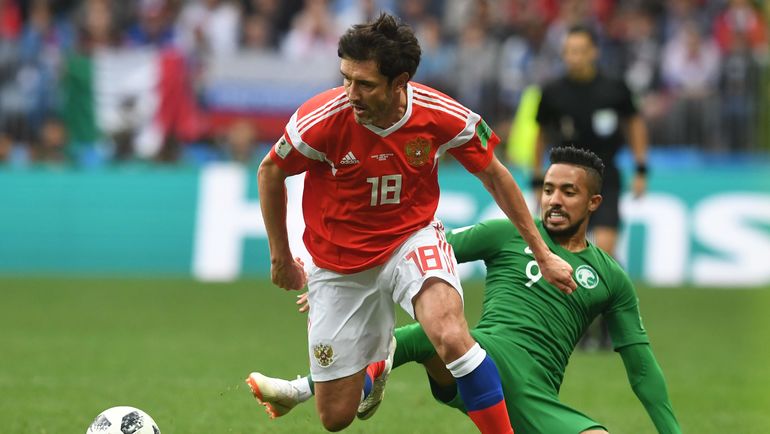 В атаке Юрий ЖИРКОВ. Фото AFP В атаке Юрий ЖИРКОВ. Фото AFP