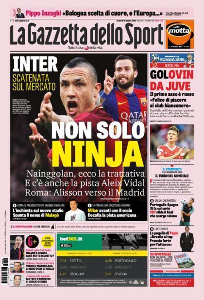 La Gazzetta dello Sport. La Gazzetta dello Sport.