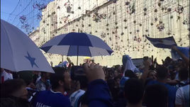 Фанаты сборной Аргентины разбили "лагерь" в центре Москвы