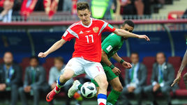 Четверг. Москва. Россия - Саудовская Аравия - 5:0. Александр ГОЛОВИН.