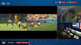 Сегодня. Казань. Франция - Австралия. Назначение пенальти с использованием ВАР.