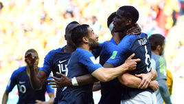 Суббота. Казань. Франция - Австралия - 2:1. Команда Дидье Дешама одержала трудную победу.