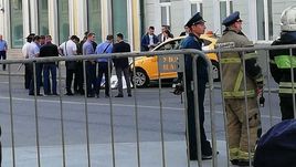 Авария в центре Москвы.