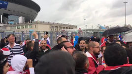 Огонь от египетских фанатов