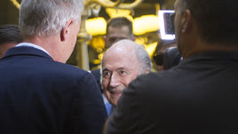 Блаттер прилетел на ЧМ-2018 в Россию