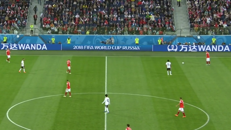 Россия – Египет: третий гол хозяев поля. Россия – Египет: третий гол хозяев поля.