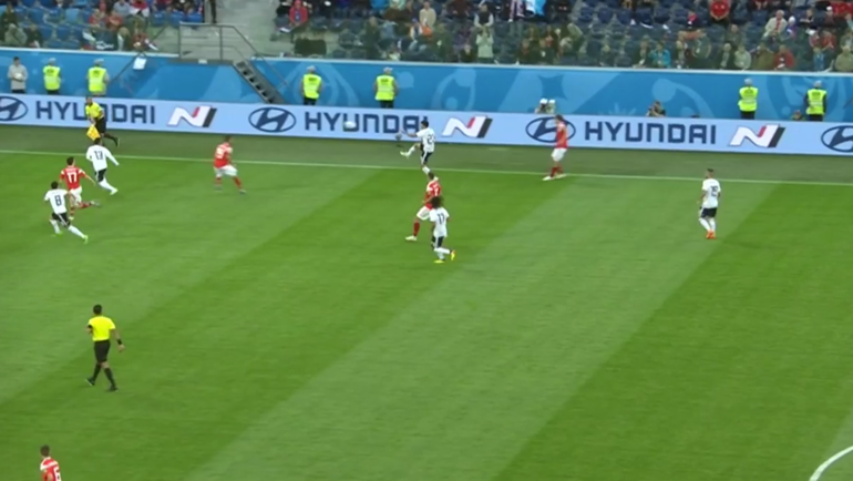 Россия - Египет: первый гол. Россия - Египет: первый гол.