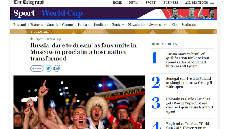 Иностранные СМИ – о ЧМ-2018. Иностранные СМИ – о ЧМ-2018.