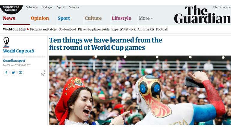 Иностранные СМИ – о ЧМ-2018. Иностранные СМИ – о ЧМ-2018.