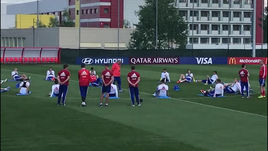 Тренировка победителей. Россия начинает готовиться к Уругваю